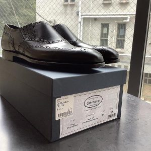 青山別注20周年CROCKETT&JONESのサイドエラスティック