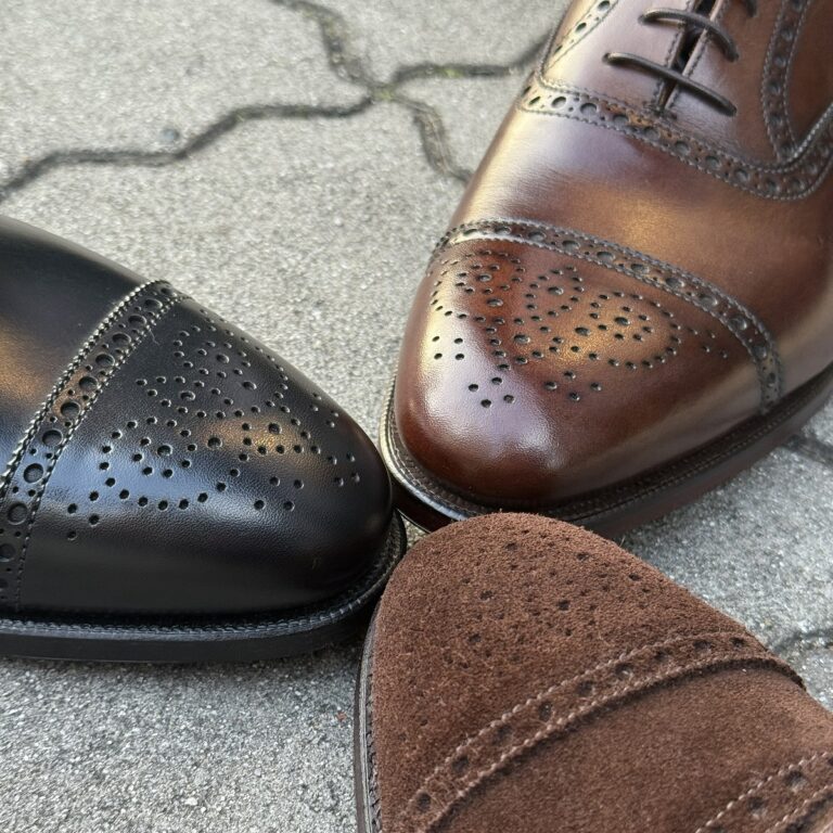 オーダーフェア開催中～冬の装いにおすすめのクロケット＆ジョーンズのセミブローグ～