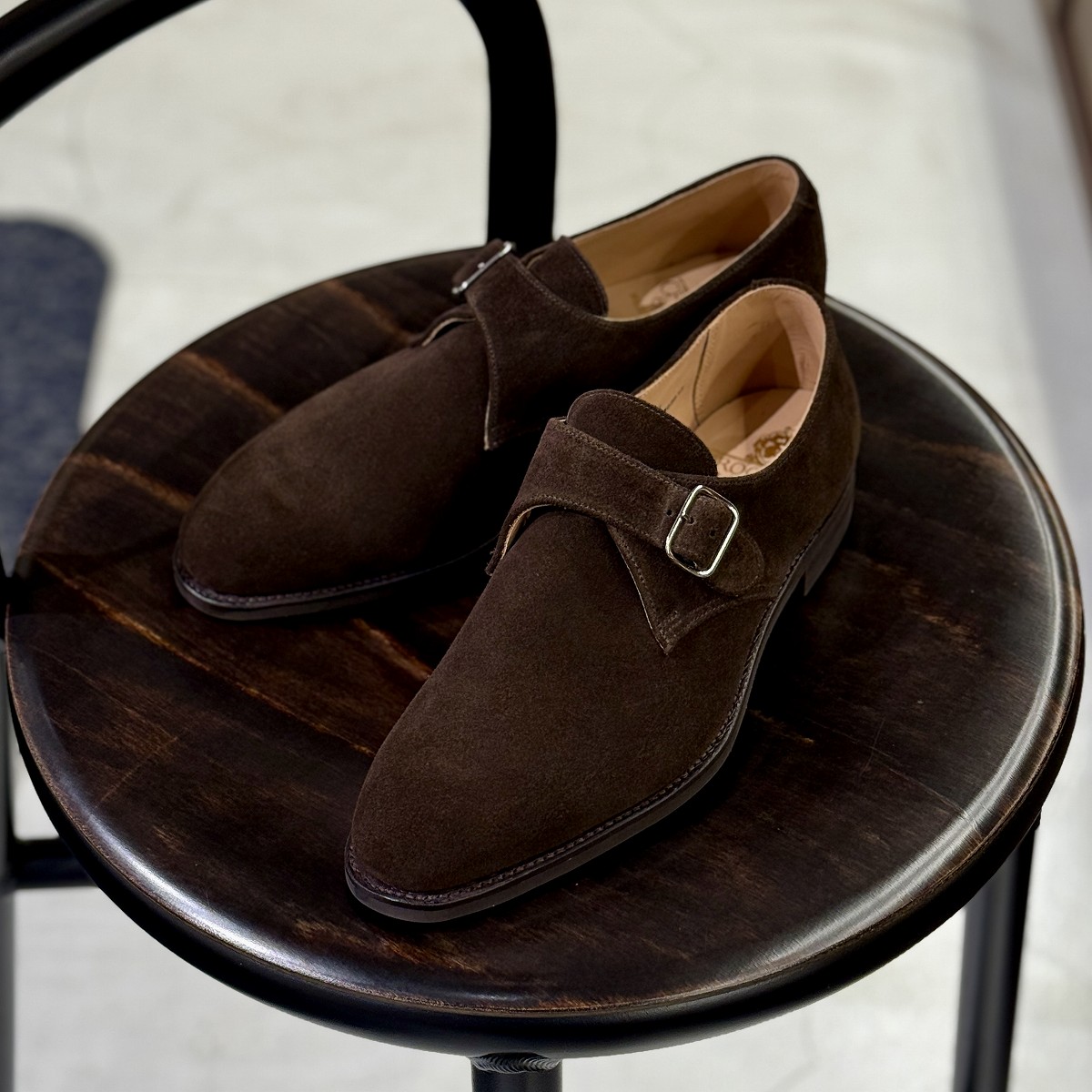 クロケット＆ジョーンズのシングルモンクストラップ「MALVERN