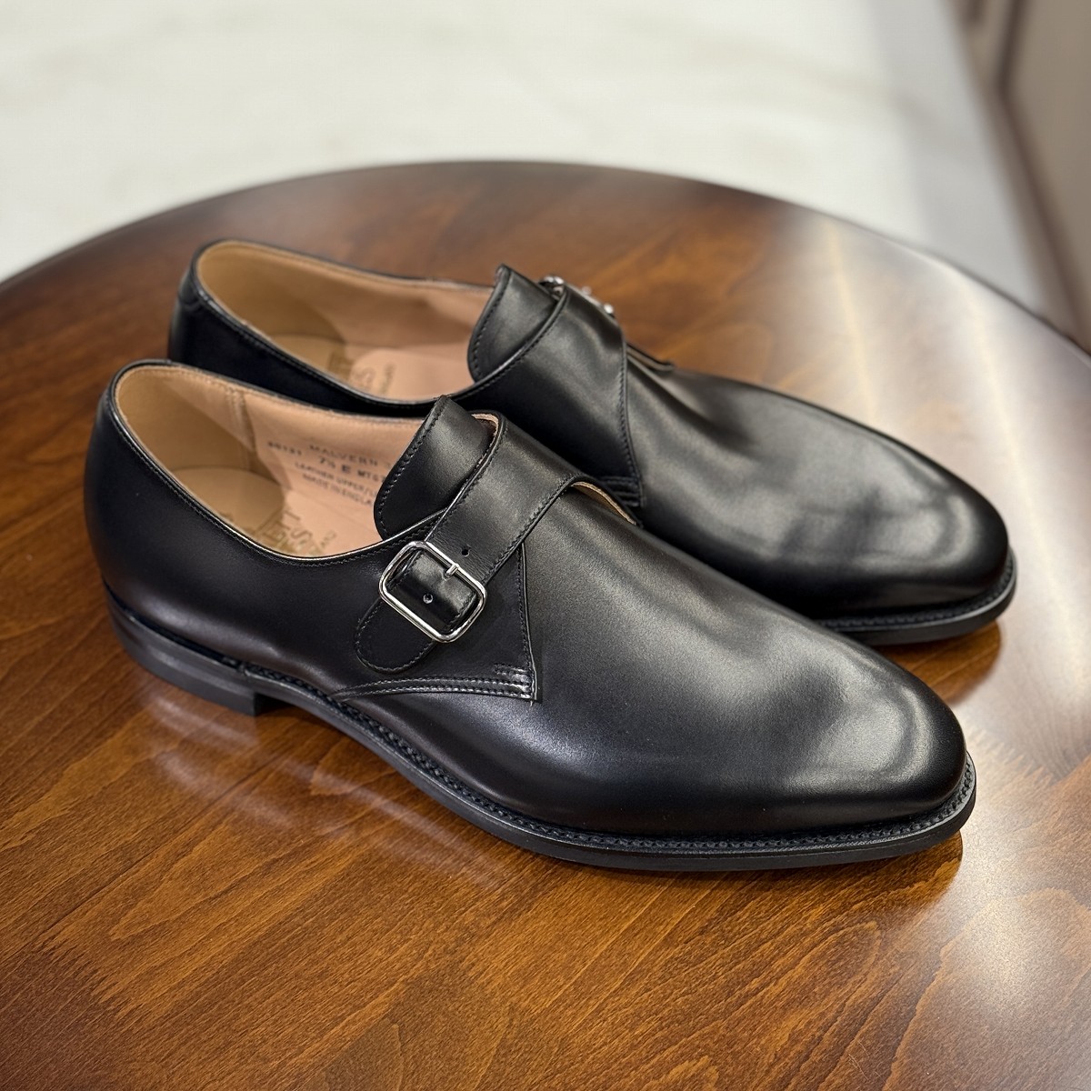 クロケット＆ジョーンズのシングルモンクストラップ「MALVERN