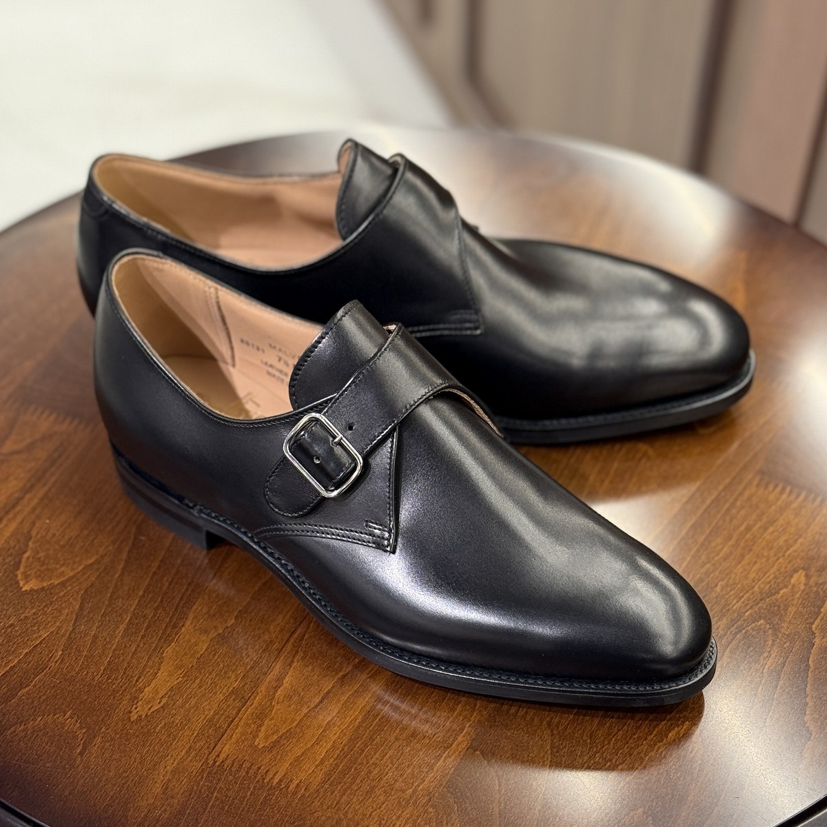 クロケット＆ジョーンズのシングルモンクストラップ「MALVERN