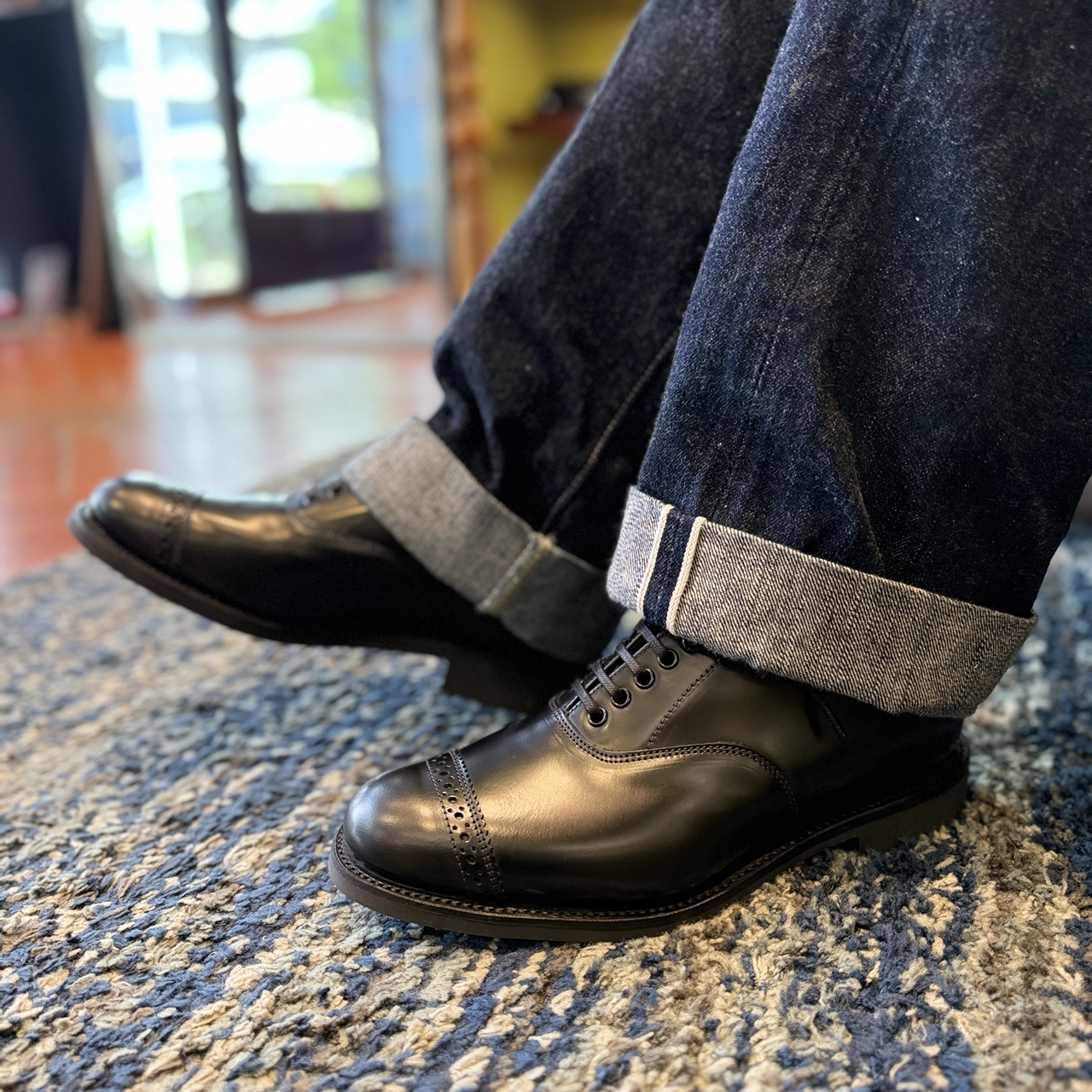 SANDERS(サンダース）のMILITARY PUNCHED CAP OXFORD – 株式会社