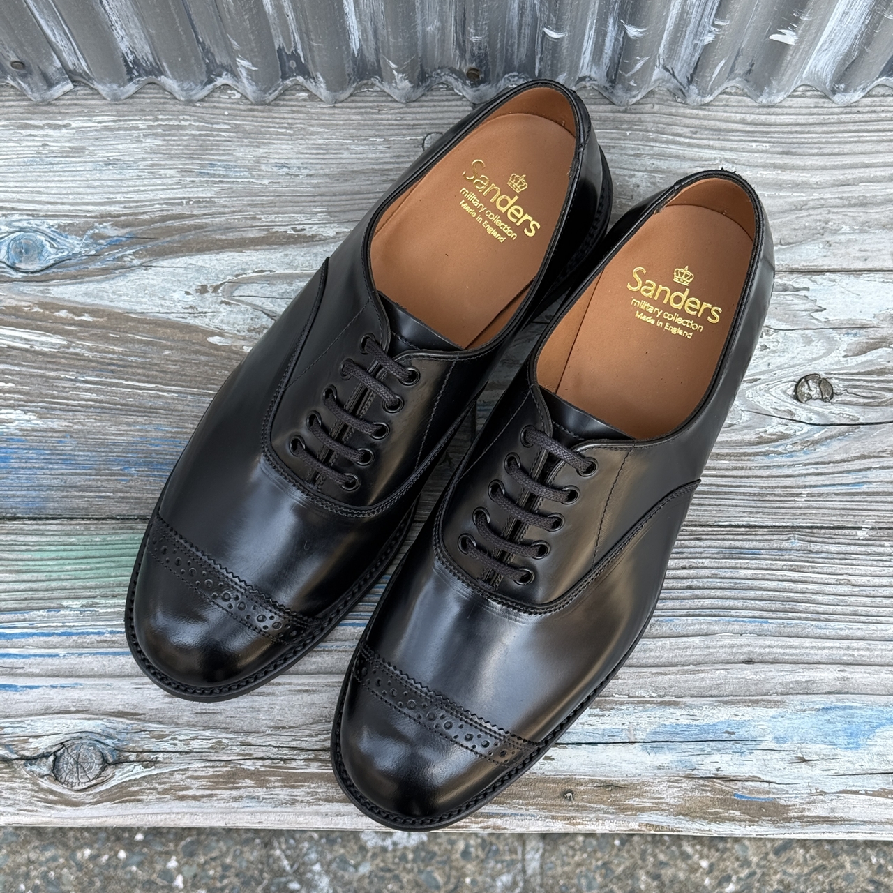 SANDERS(サンダース）のMILITARY PUNCHED CAP OXFORD – 株式会社
