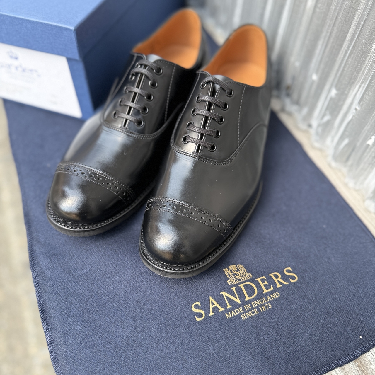 SANDERS(サンダース）のMILITARY PUNCHED CAP OXFORD – 株式会社